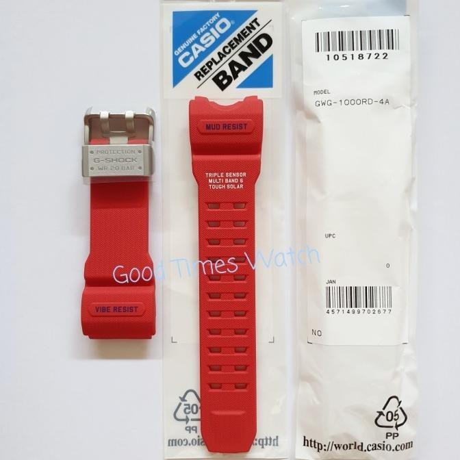 Strap G-Shock Gwg-1000Rd-4A Gwg 1000Rd Gwg 1000 Casio Original