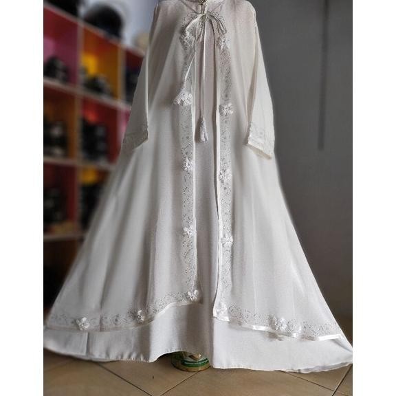 Gamis Abaya Remaja Walimah Putih Putih Walimah Gamis Abaya Remaja