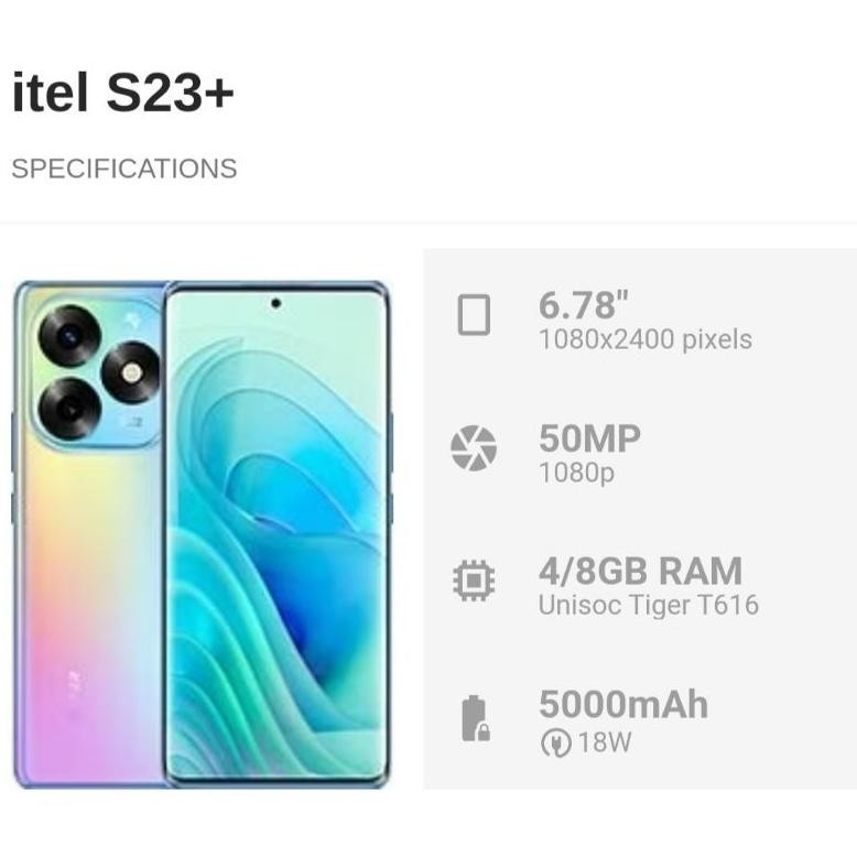 HJK Tempered Glass UV Nano Itel S23 Plus TERLARIS