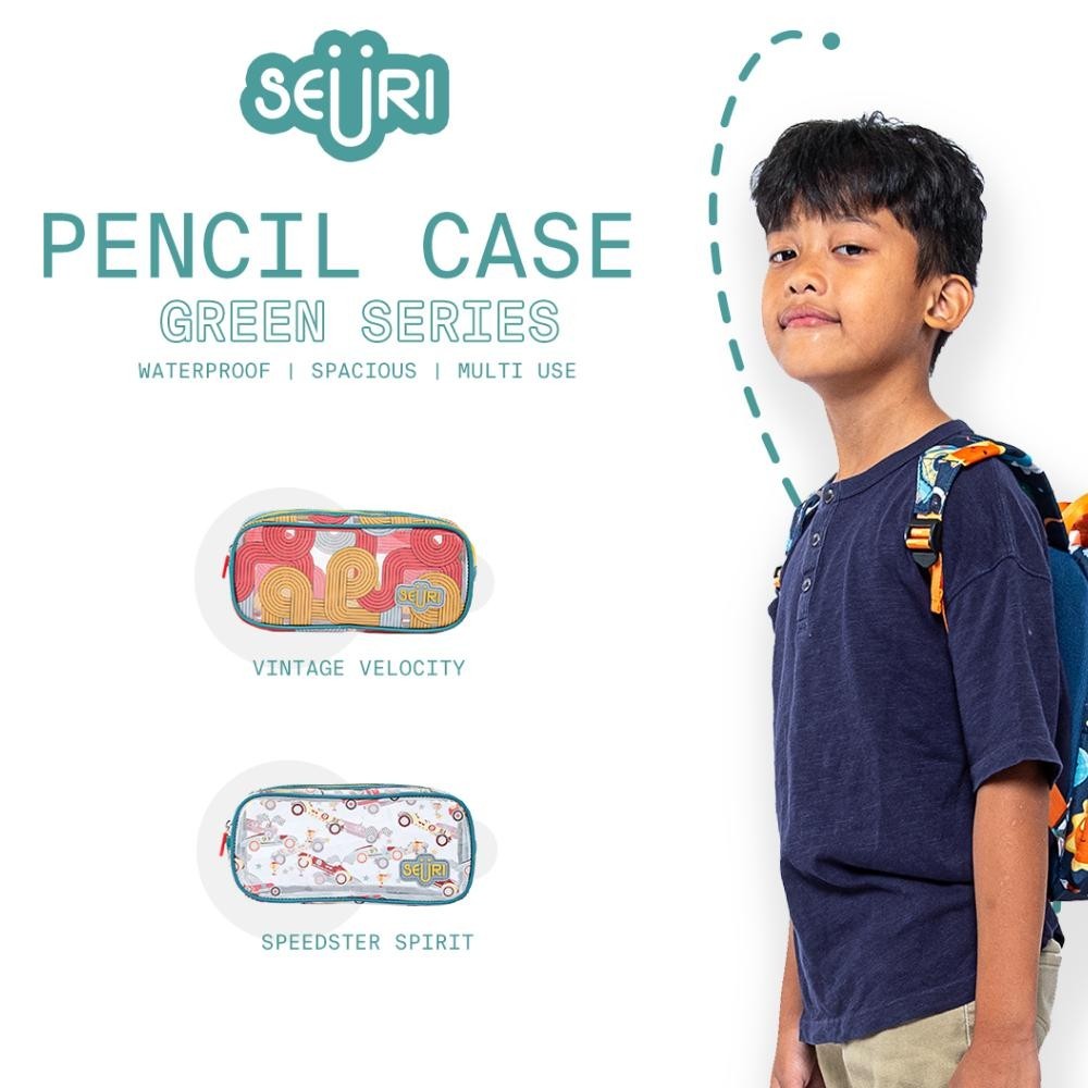 

Seuri Tempat Pensil / Pencil Case untuk Sekolah Green Series