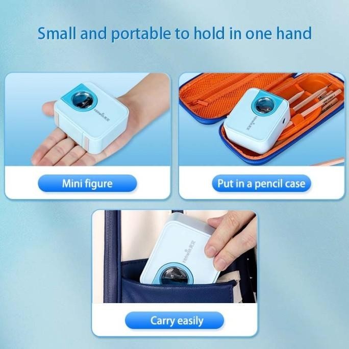 

Tenwin S8316 MIni Automatic Pencil Sharpener / Rautan Pensil Otomatis BS81
