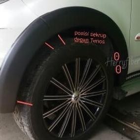 Over Fender Terios Model Original Untuk Tahun 2011-2014