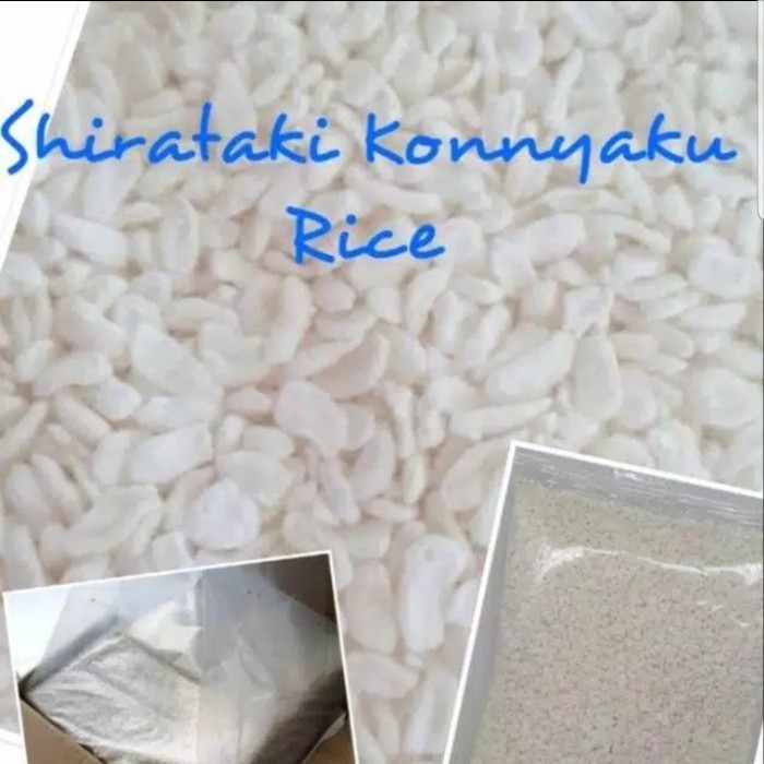 

Beras Shirataki 500Gr Konnyaku Rice Low Carbs, Rendah Kal