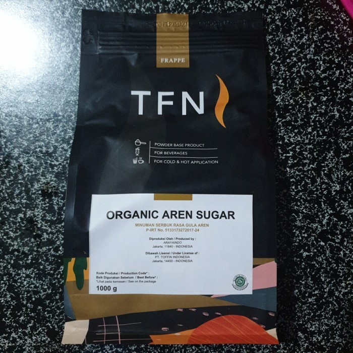 

Toffin Organic Aren Sugar 1Kg/ Gula Aren Bubuk Toffin 1Kg