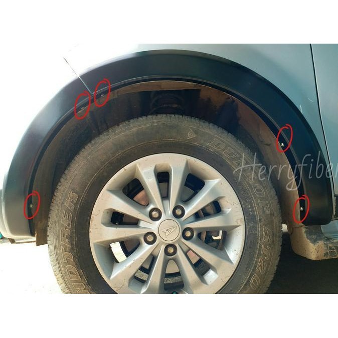 Over Fender Terios Model Original 2015-2017