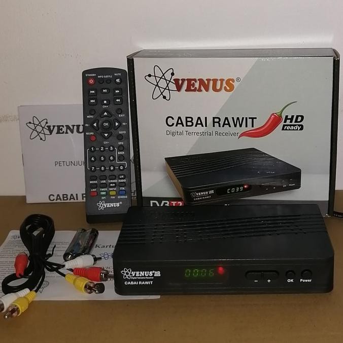 Venus Cabe Rawit Set Top Box TV Digital DVBT2 DVB T2 Venus Cabai Rawit
