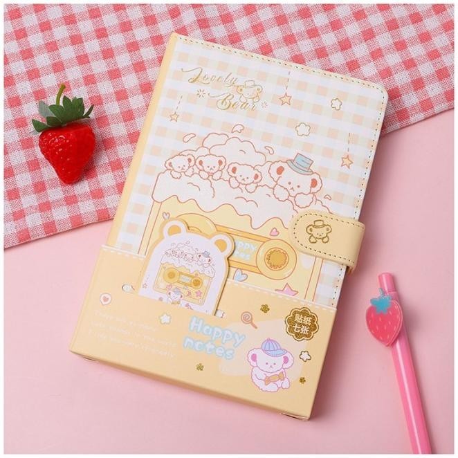 

Magnetic Notebook Dessert Bunny / Diary Jurnal Agenda Buku Tulis Baktioktavianiseller