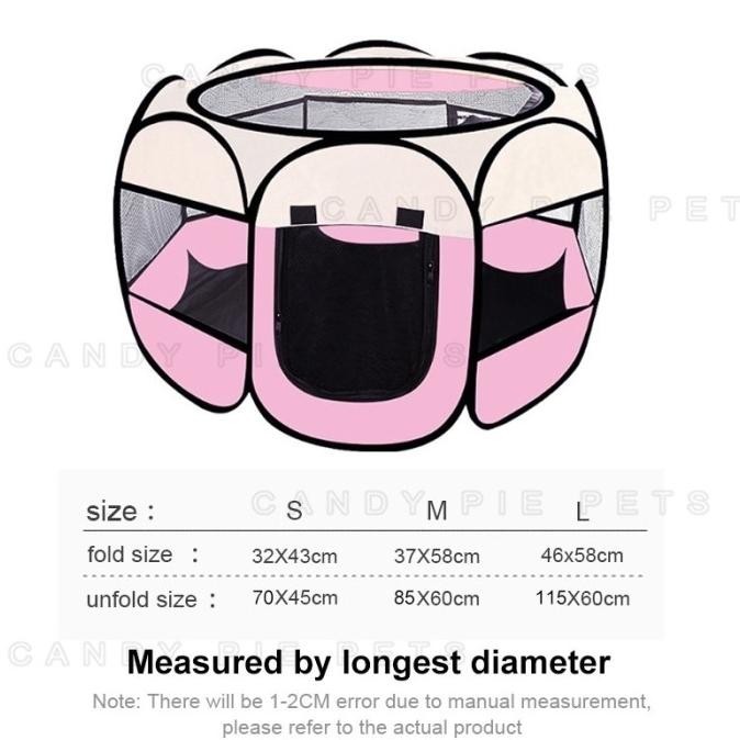 TENDA KUCING PORTABLE KANDANG KUCING ANJING BESAR PAGAR ANJING KUCING