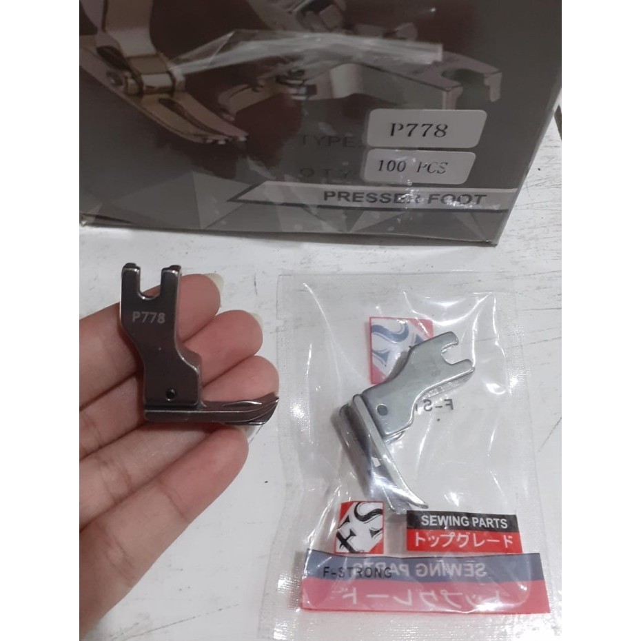 

P778 Presser Foot Jahit Kerah Baju Mesin High Speed Industrial Merk FS