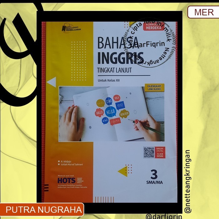 LKS Bahasa Inggris Lanjut Kelas 12 Semester 1 dan 2-SMA/MA KURMER Kurikulum Merdeka-Putra Nugraha/Ha