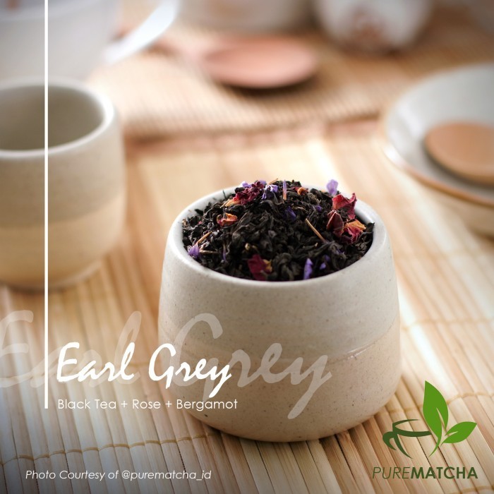 

Artisan Cafe Tea Earl Grey Indonesian Black Teh Rose Bergamot 100Gr