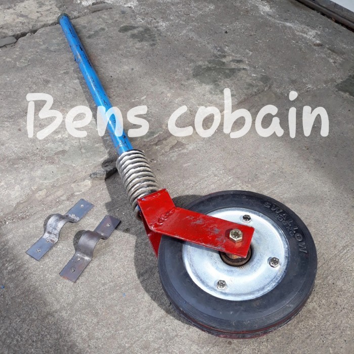 Roda Gerobak Dorong 300Kg Roda Gletrek 1Set Roda Belakang Gerobak