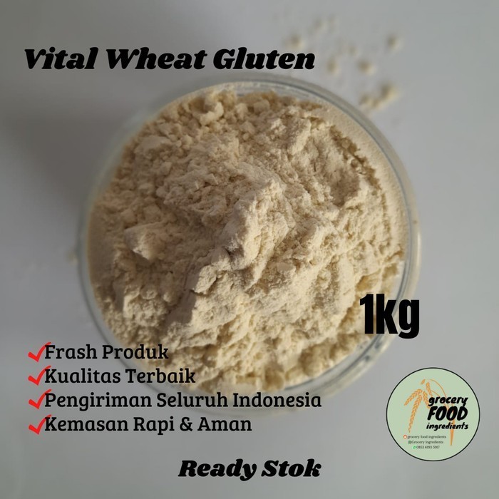 

Vital Wheat Gluten Halal - 500 Gram / Tepung Gluten Organik