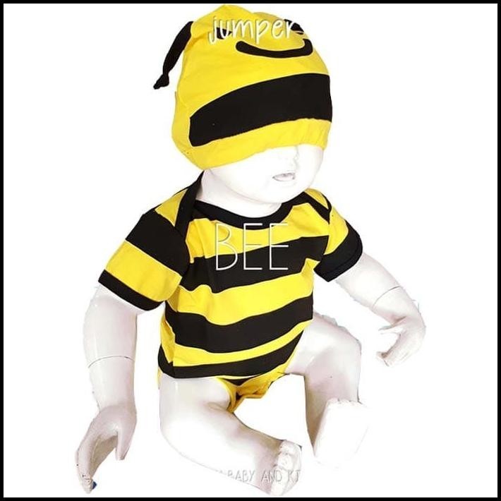 BAJU BAYI LAKI LAKI PEREMPUAN JUMPER KOSTUM BAYI LUCU - LEBAH BEE