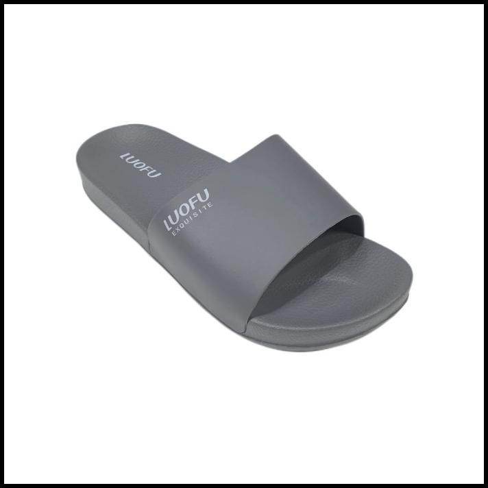 E6169KP5W LUOFU ORIGINAL JELLY SANDAL KARET SELOP PRIA SLIDE IMPORT