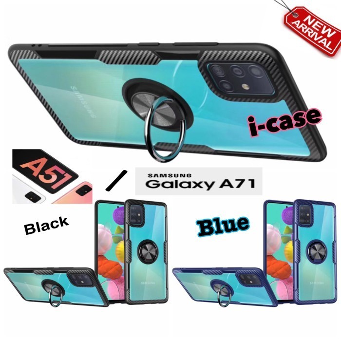 case Samsung A51 / A71 Soft Case Hybrid Ring Stand