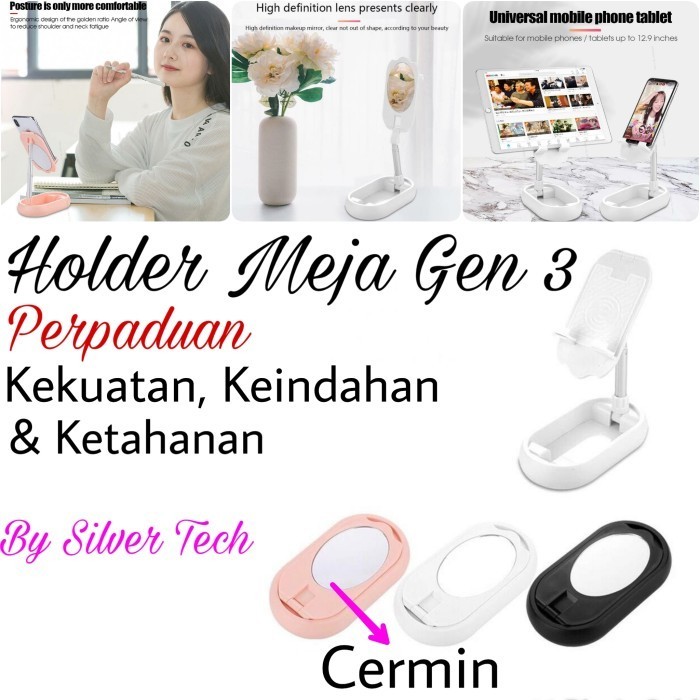 Holder Meja Gen 3 untuk Handphone Tablet