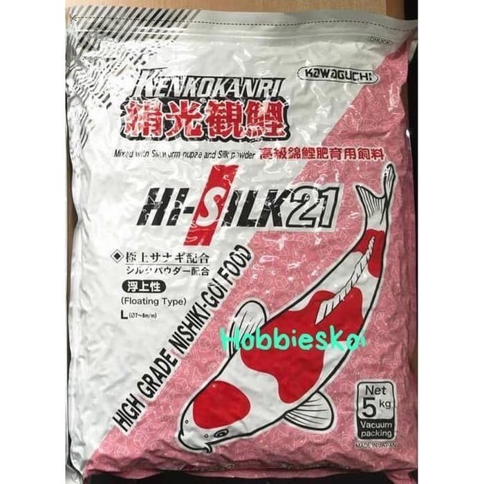 HISILK GROWTH 5KG - L - PAKAN KOI IMPORT JEPANG