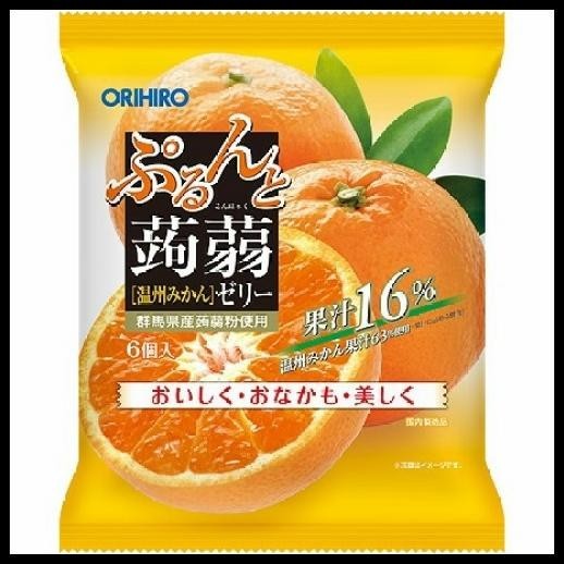 

[120Gr] Orihiro Orange Konjac Jelly Isi 6 Pcs - Jelly Rasa Jeruk