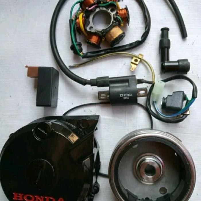 pengapian set magnet spul pulser gl pro cdi series utk gl 100 cb100 Import Premium