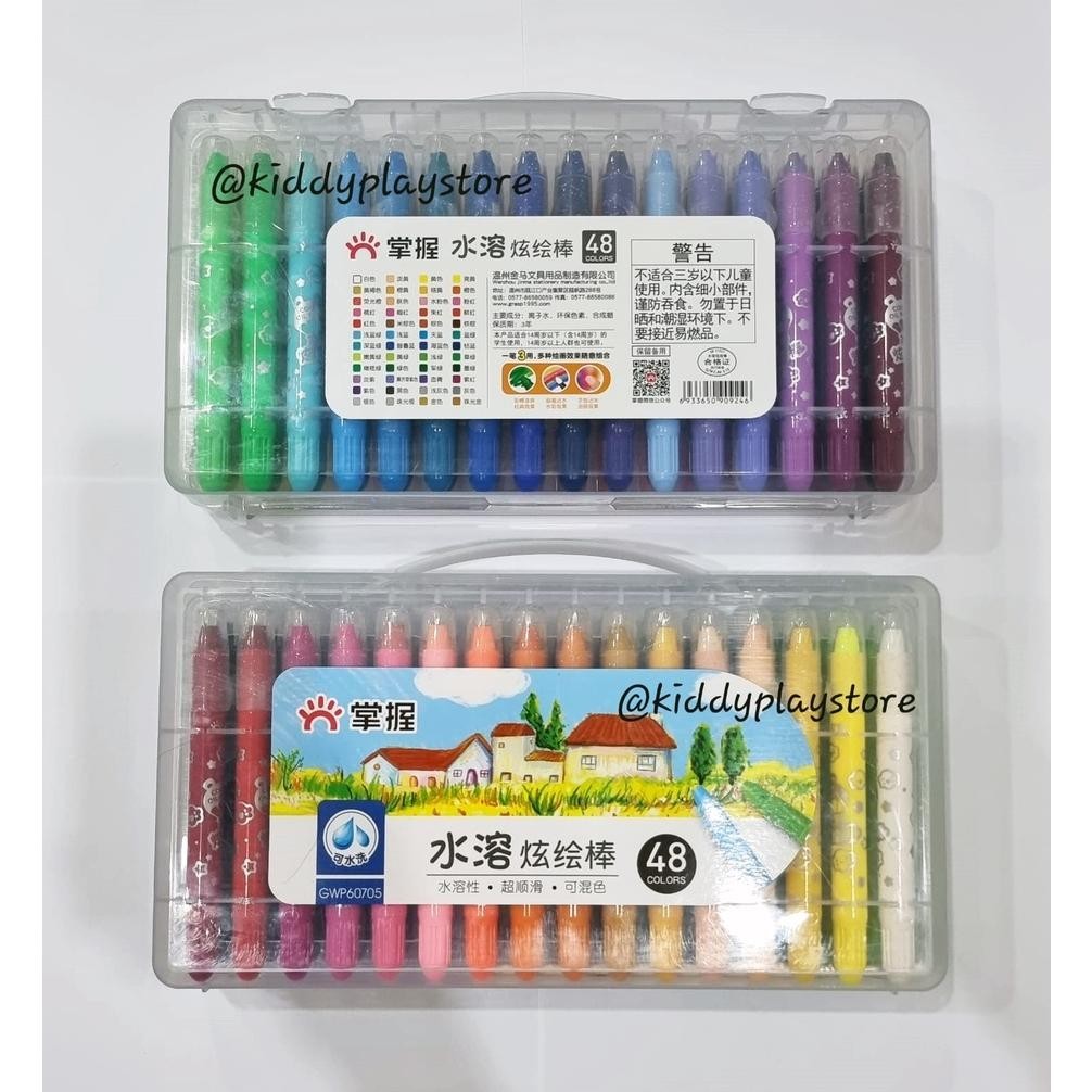 

se-7 CRAYON GRASP / CRAYON GRASP MATA SEDANG / SILKY CRAYON / WATER SOLUBLE CRAYON / KRAYON WARNA Original