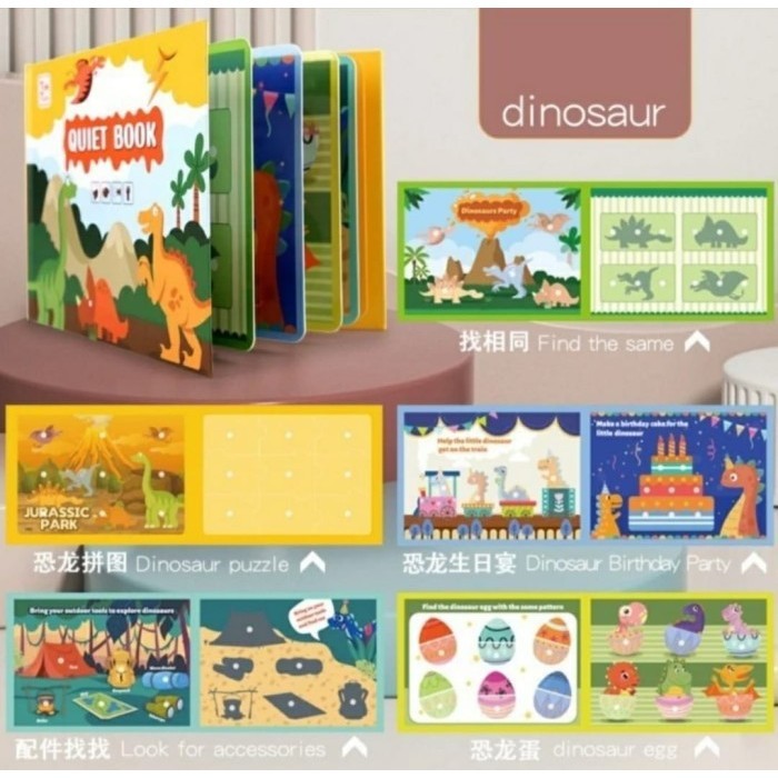 

Quiet Book Reused Buku Edukasi Anak Busy Book Pengetahuan Anak