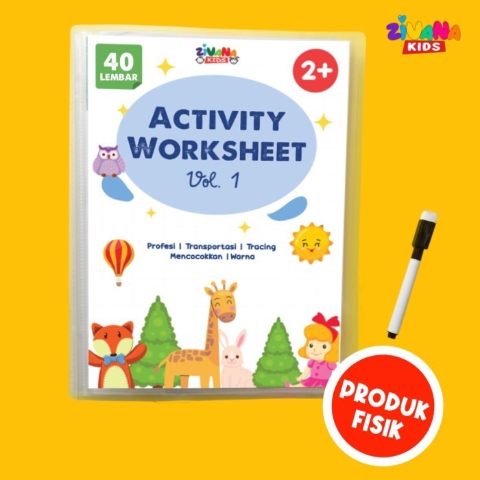 

Activity Work Sheet 01 - Buku Aktivitas Edukasi Anak Usia Dini Paud TK