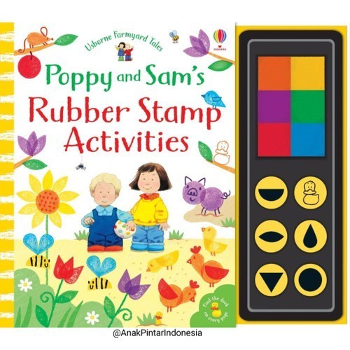 

Usborne Fingerprint and Rubber Stamp Activity Book Activities Buku