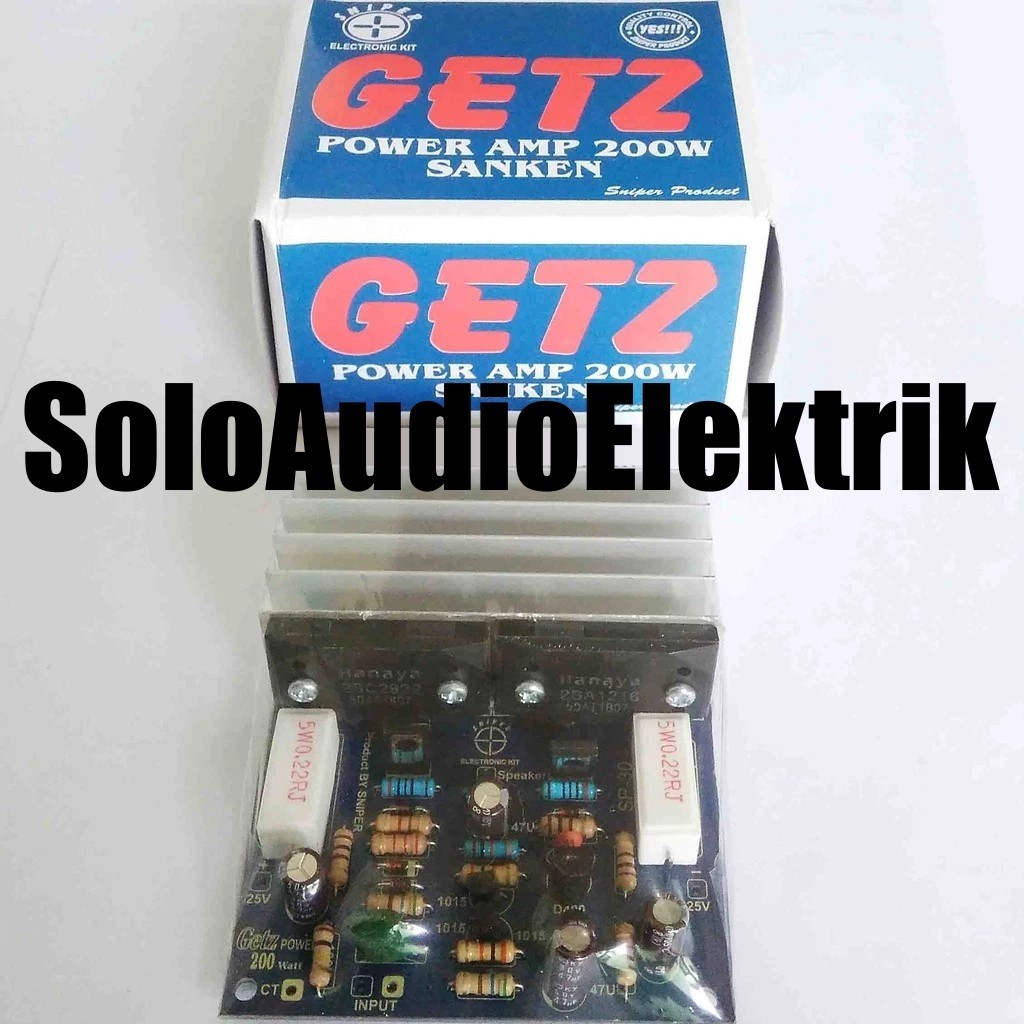 Kit Power Amplifier Sanken 200 Watt Mono Sniper