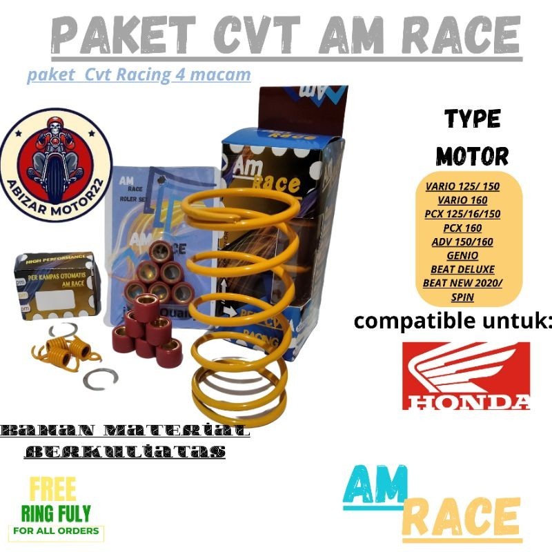 Paket Kirian Vario 125 Vario 150 Beat Fi 2020 Deluxe per Kampas ganda Otomatis 1500 rpmUpgrade Cvt K