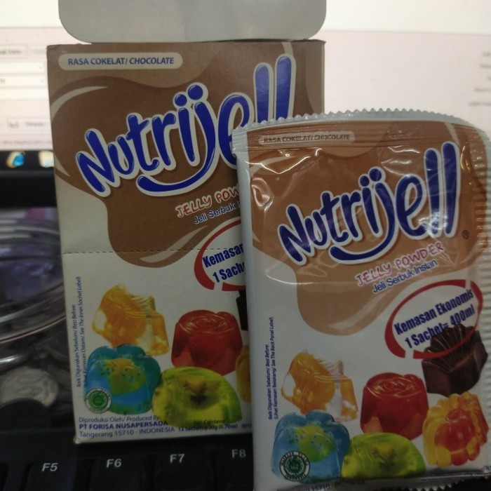 

nutrijell coklat 20 gram 1 box isi 12 pcs K01