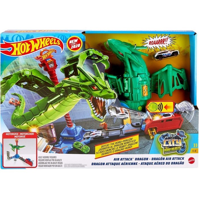 HOT WHEELS CITY AIR ATTACK DRAGON PLAYSET ORIGINAL HOTWHEELS TRACK