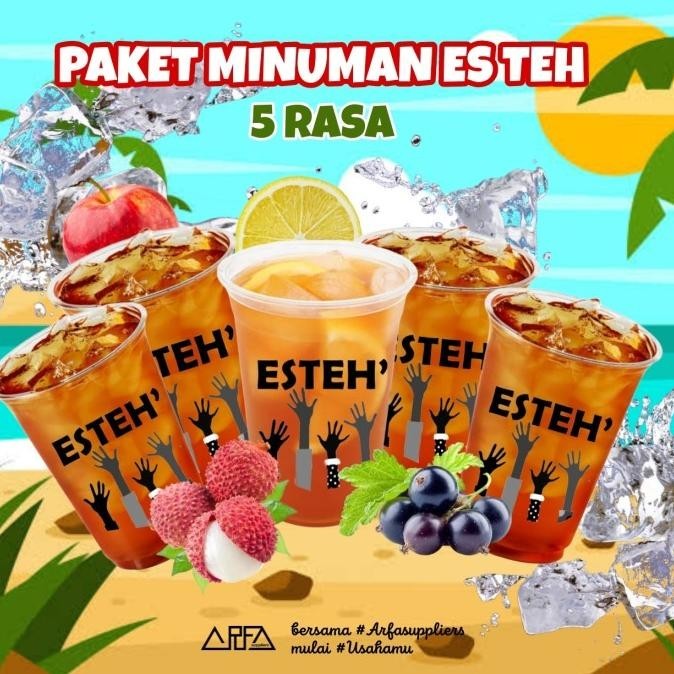 

Paket Usaha Minuman Es Teh (paket bubuk)