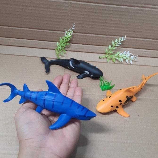 Mainan Miniatur Hewan Laut Ukuran Besar Ajiminfujiatiberkah