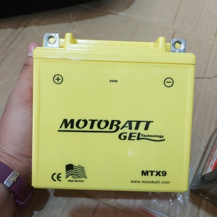 Aki Acu Accu Gel Motor Mottobat Motobatt Mtx9 Suzuki Thunder 125 Ori