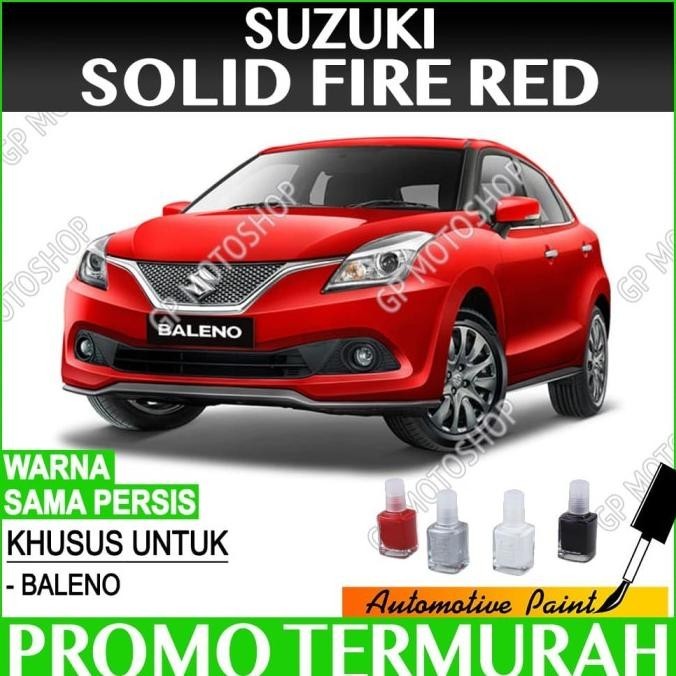 SUZUKI BALENO SOLID FIRE RED CAT OLES PENGHILANG BARET MOBIL MERAH