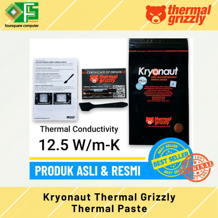 THERMAL GRIZZLY KRYONAUT PASTE PROCESSOR PASTA