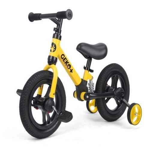 Okiedog Bike Geko Plus 4In1 12 Inc Yellow