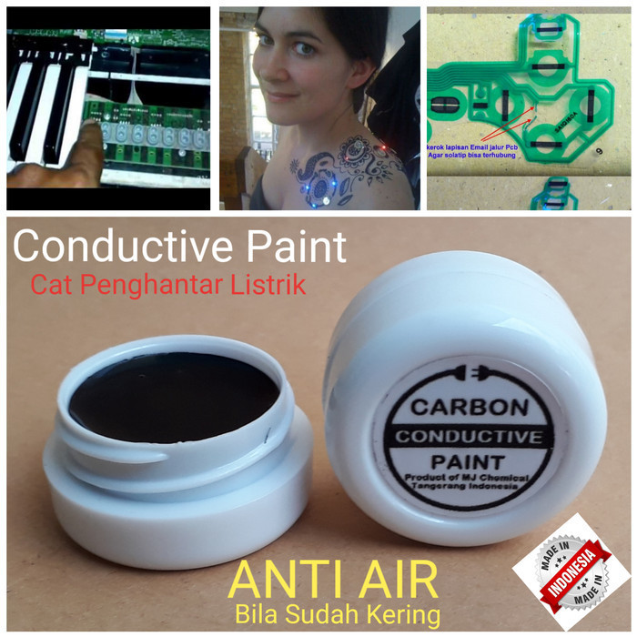 

CARBON CONDUCTIVE GLUE / LEM KARBON PENGHANTAR ARUS LISTRIK 5 GRAM