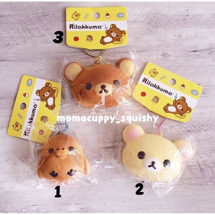 Squishy Rare Licensed Rilakuma Head Squishy By Sanx