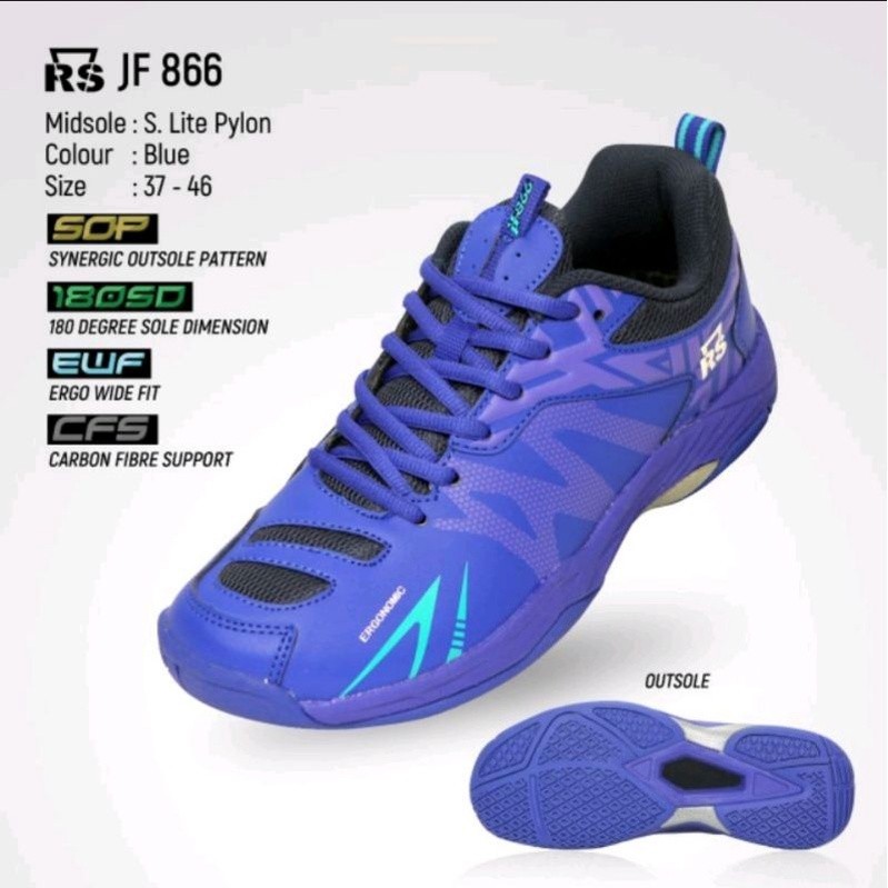 Sepatu Badminton RS JF 866 / JF866