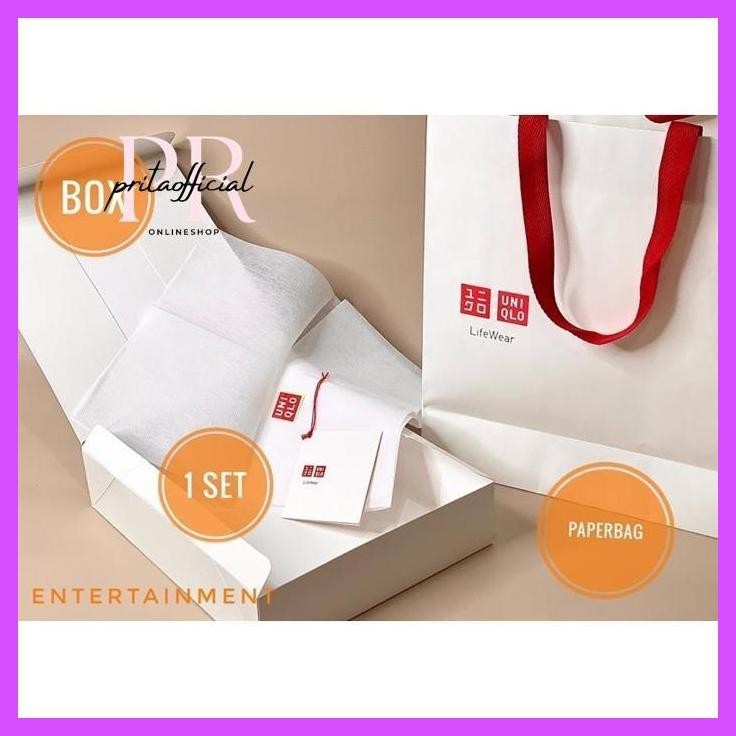 

Beli 2 Murah Uniqlo Gift Set Box Kotak Hadiah 1 Set White And Limited Color Size SML Original