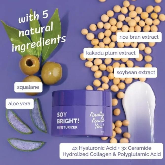 SOY BRIGHT! Moisturizer Finally found you