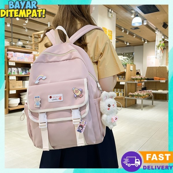 Bagpack Besar Keren Besar Original Tas Gendong Rensel Kuliah Travel Tas Cewek Tas Rangsel Waita Terb