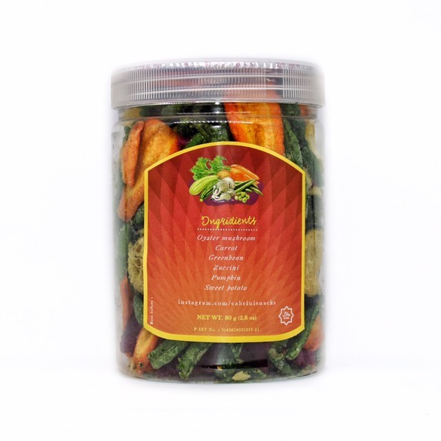 

Cabrini Healthy Snacks - Crunchy Veggie (Small) Keripik Sayur Premium