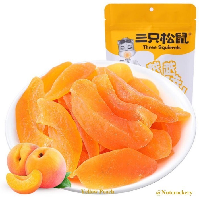 

Manisan Buah Kering Dried Peach Buah Persik 106G Three Squirrels