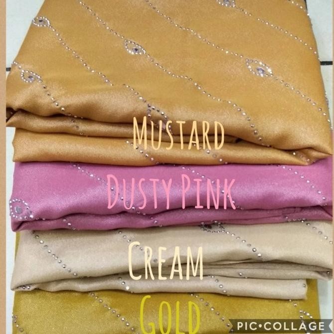 hijab segi 4 payet glow/hijab pesta/hijab sinar payet SM88