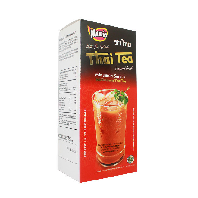 

Mamio Bubuk Minuman Thai Tea Dus Isi 5 Sachet