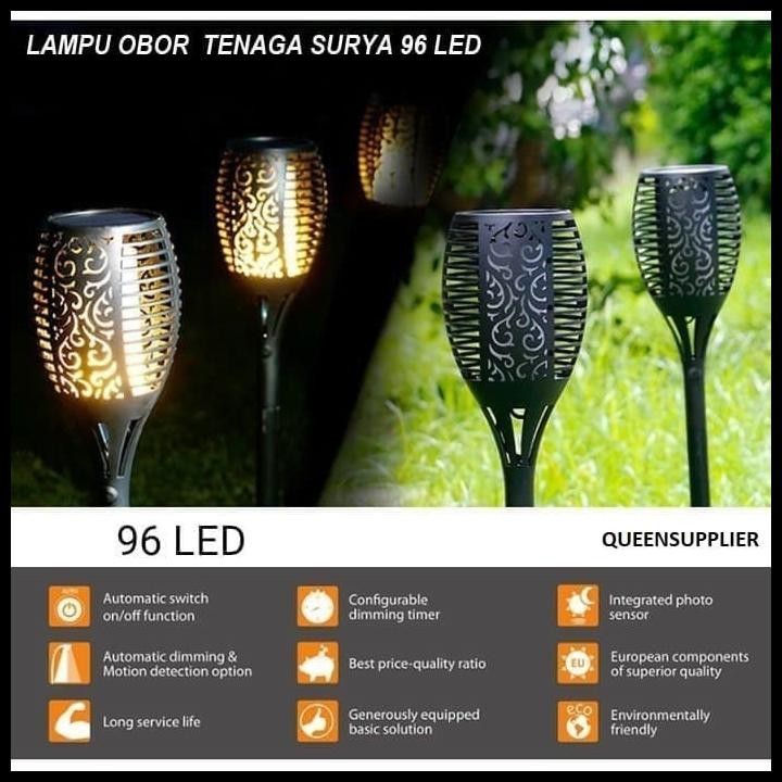 LAMPU TAMAN OBOR TENAGA SURYA LAMPU HIAS TAMAN MODEL OBOR LAMPU OBOR