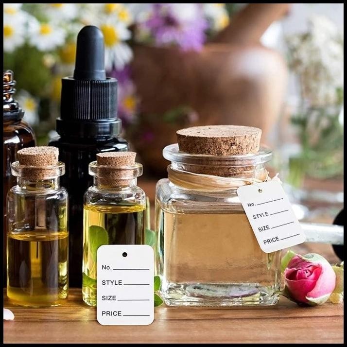 

HOT DEAL 1000PCS HANG TAG POLOS KRAFT COKLAT BAHAN TEBAL / LABEL HANGTAG BAJU !!